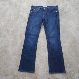 Old Navy Women's Blue Mid-Rise Flare Jeans